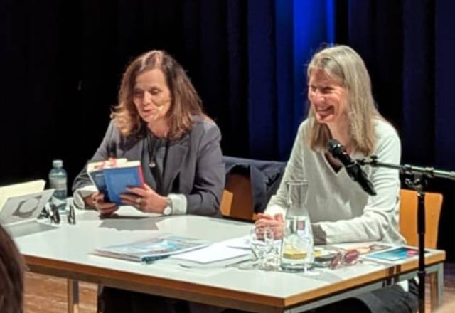 Auf grosses Interesse stiess die Lesung der Krimi-Ladies Petra Ivanov (rechts) und Gabriela Kasperski.