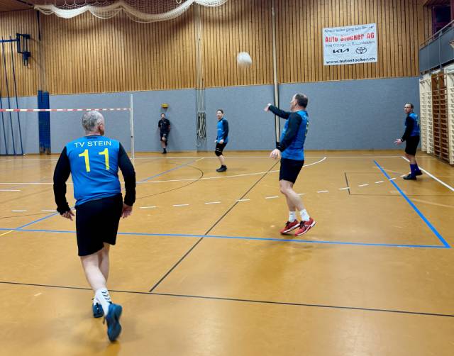 TV Stein: Faustballer mit solider Wintermeisterschaft. Foto: zVg