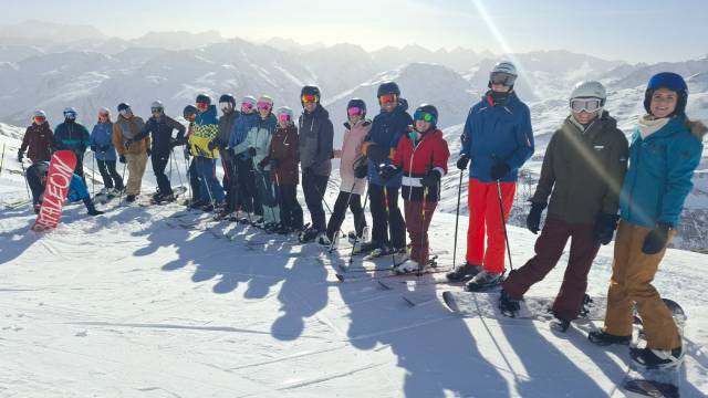 STV Wegenstetten im Skiweekend. Foto: zVg