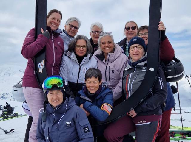 Der FTV Oeschgen beim Skiwochenende