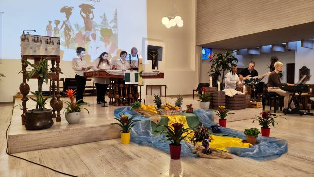 Die WGT-Feier in Stein wurde mit Live-Musik umrahmt.