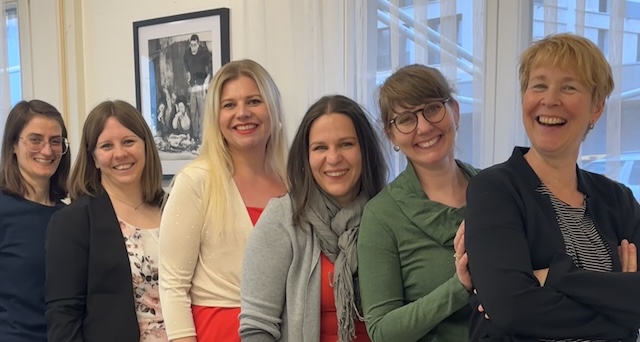 Der Vorstand (von links): Nora Varesco-Kager, Caro Steiner, Michèle Weibel, Michelle Curty, Camille Seiler, Mirjam Maurer. Foto: zVg