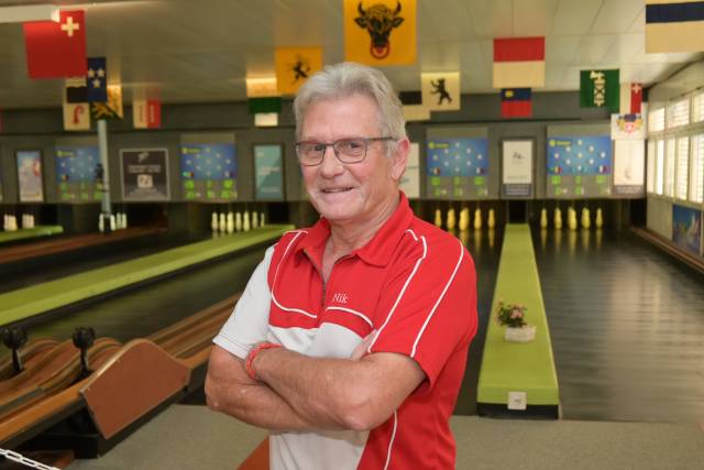 Nik Wendelspiess verpasste 2025 haarscharf das Podest, trug aber zum Sieg seines Kegelklubs Rot-Weiss-1 bei. Bild: Sonja Buob.