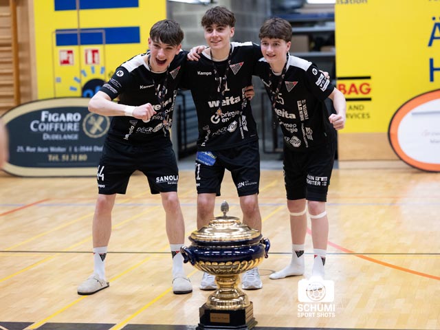 Die drei Fricktaler Jungs (von links): Jari Stocker, Randy Acklin, Noa Schumacher. Foto: zVg