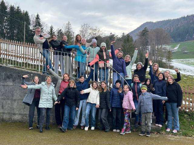 Im Musiklager herrschte gute Stimmung. Foto: zVg