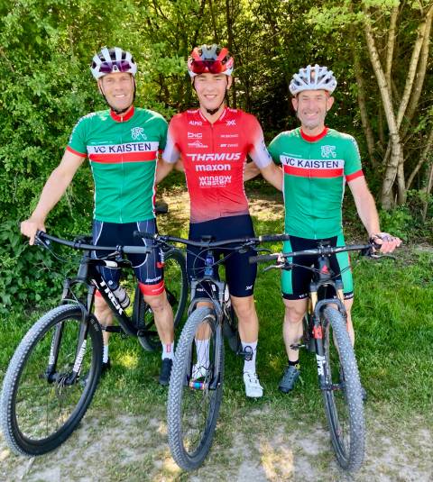 Das Podest (v.l.) René Emmenegger (3.), Lars Emmengger (1.), Marcel Herzog (2.). Foto: zVg