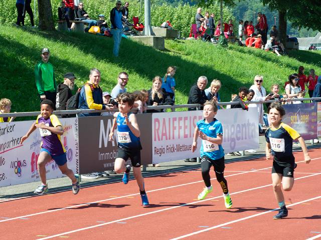 Sprint mit knappem Ausgang, von links: Iwan, Lorin, Giosuè und Brian