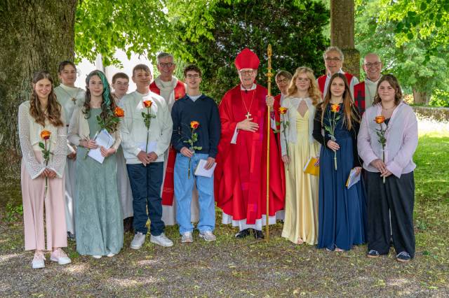 Gruppenbild der Gefirmten in Möhlin