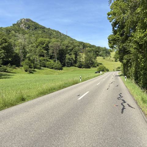 Die Benkenstrasse wird im Bereich «Cheer» saniert. Foto: zVg
