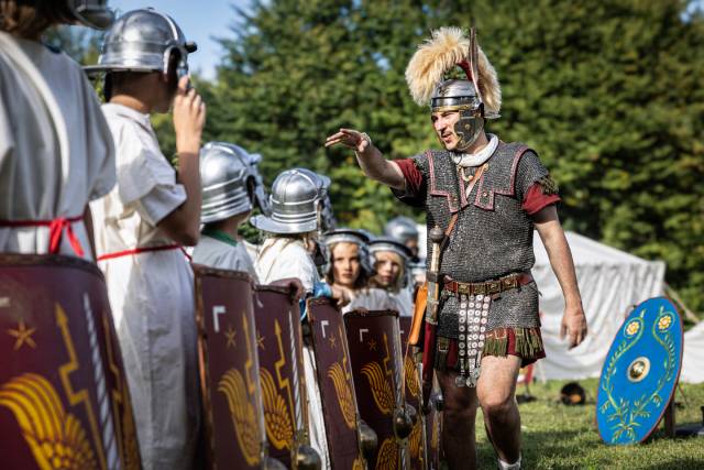 Strenge Disziplin herrschte in der Legionärsschule.