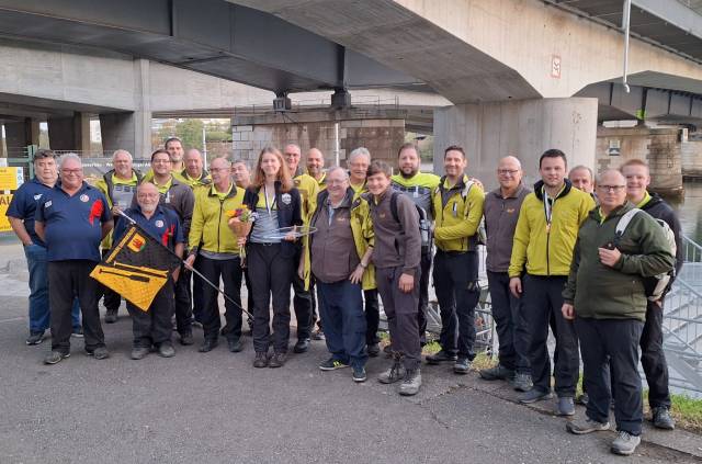 Gruppenfoto der Pontoniere Schwaderloch