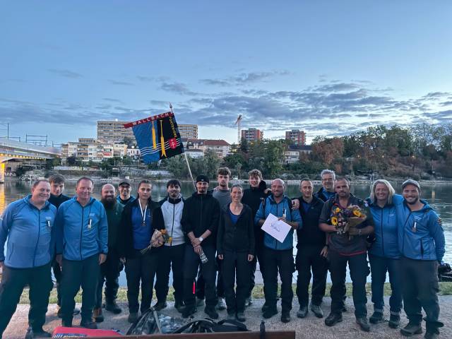 Gruppenfoto der Sektion Wallbach nach dem Rangverlesen. Foto: zVg