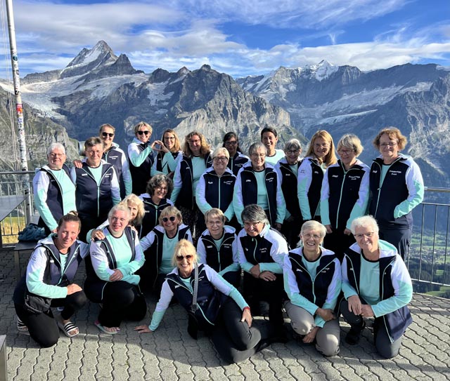 Die Frauenriege Frick genoss ein Wochenende in der Jungfrau-Region. Foto: zVg