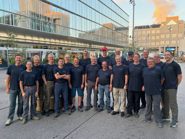 Gemeinschaftsfoto der Reisegruppe des MTV Herznach