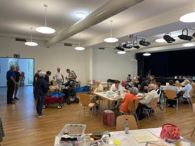 Impressionen vom Repair-Café in Kaiseraugst
