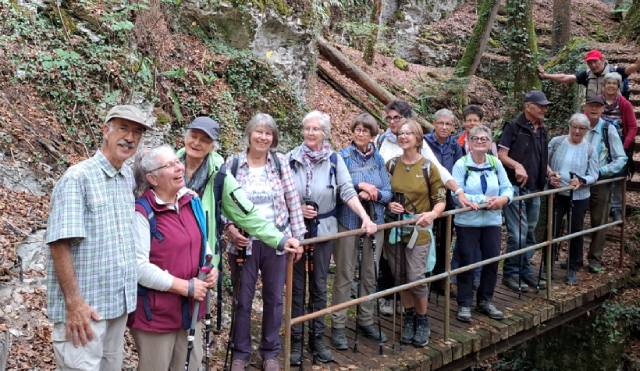 Die Teilnehmer der Pro-Senectute-Wanderung
