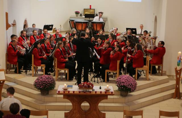 Die Musikgesellschaft Wittnau im Gottesdienst