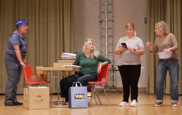 Impressionen von der Theaterprobe in Eiken