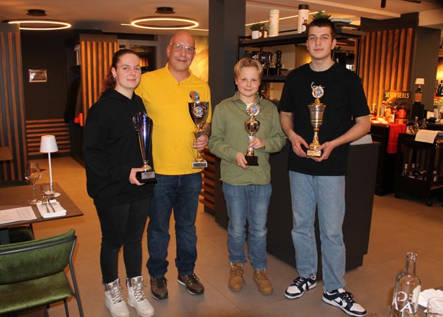 Die Gewinner der Jahresmeisterschaft.  Fotos: zVg 
