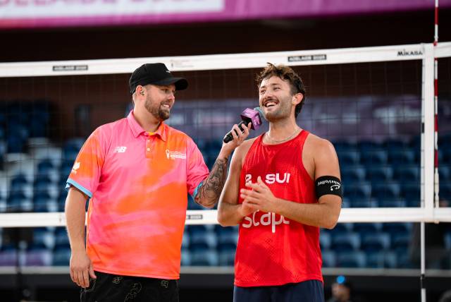 Beachvolleyball-Profi Leo Dillier macht sein Coming-out öffentlich. Foto: Moor media