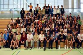 500 Schülerinnen und Schüler der Oberstufe Möhlin beteiligten sicham OL. Foto: zVg 
