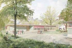 Visualisierung Neubau Dreifach-Kindergarten. Foto: zVg