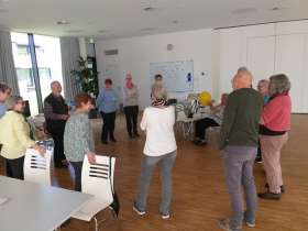 Zehn Mitglieder des Besuchsdienstes Regio Laufenburg besuchten die Besuchsdiensttagung in Aarau. Foto: zVg
